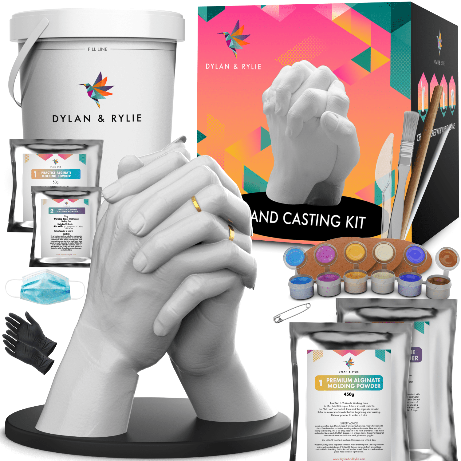 Hand Casting Kit Couples Family, Adult Creative Activities