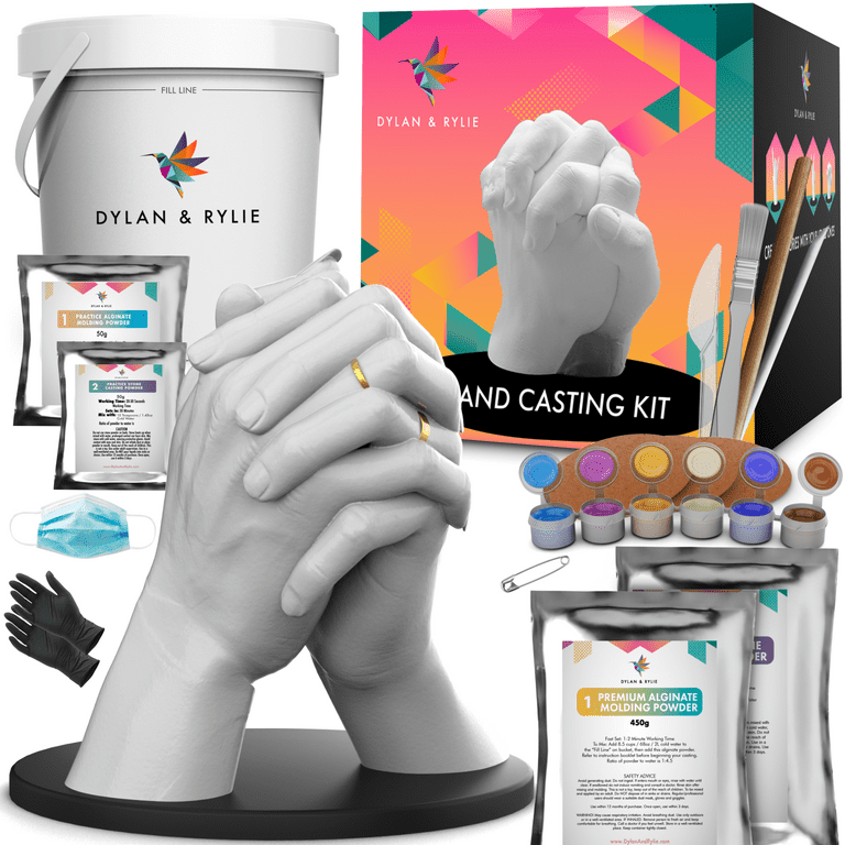 Buy Hand Casting Kit by Craft It Up!, DIY Plaster Molding Sculpture Kit, Hand  Molds Casting Kit for Couples, Valentine's Day Gifts, Wedding, Anniversary