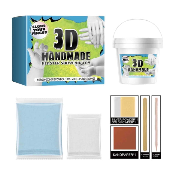 Hand Casting Kit for Adults, Wedding, Friends, Family, Plaster Hand Mold Casting DIY Kit Holiday Gift