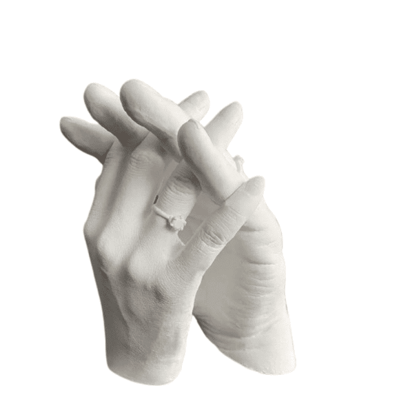 Hand Casting Kit for Couples, Keepsake Hand Mold Set with Molding Powder Casting Stone and Finishing Tools