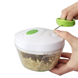 Ssxinyu Hand Crank Food Processor Manual Food Chopper Egg Blender Vegetable  Dicer Mincer Fruit Chopper 