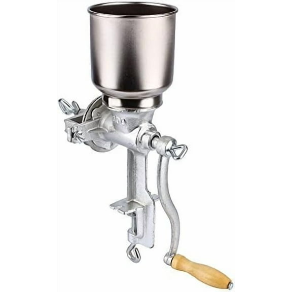 Hand Coffee Grinder, Grain Mill Grinder Easy Installation Corn Nut Flour Mill Manual Crank Grinder Cast Iron Grain Kitchen Tool Equipment