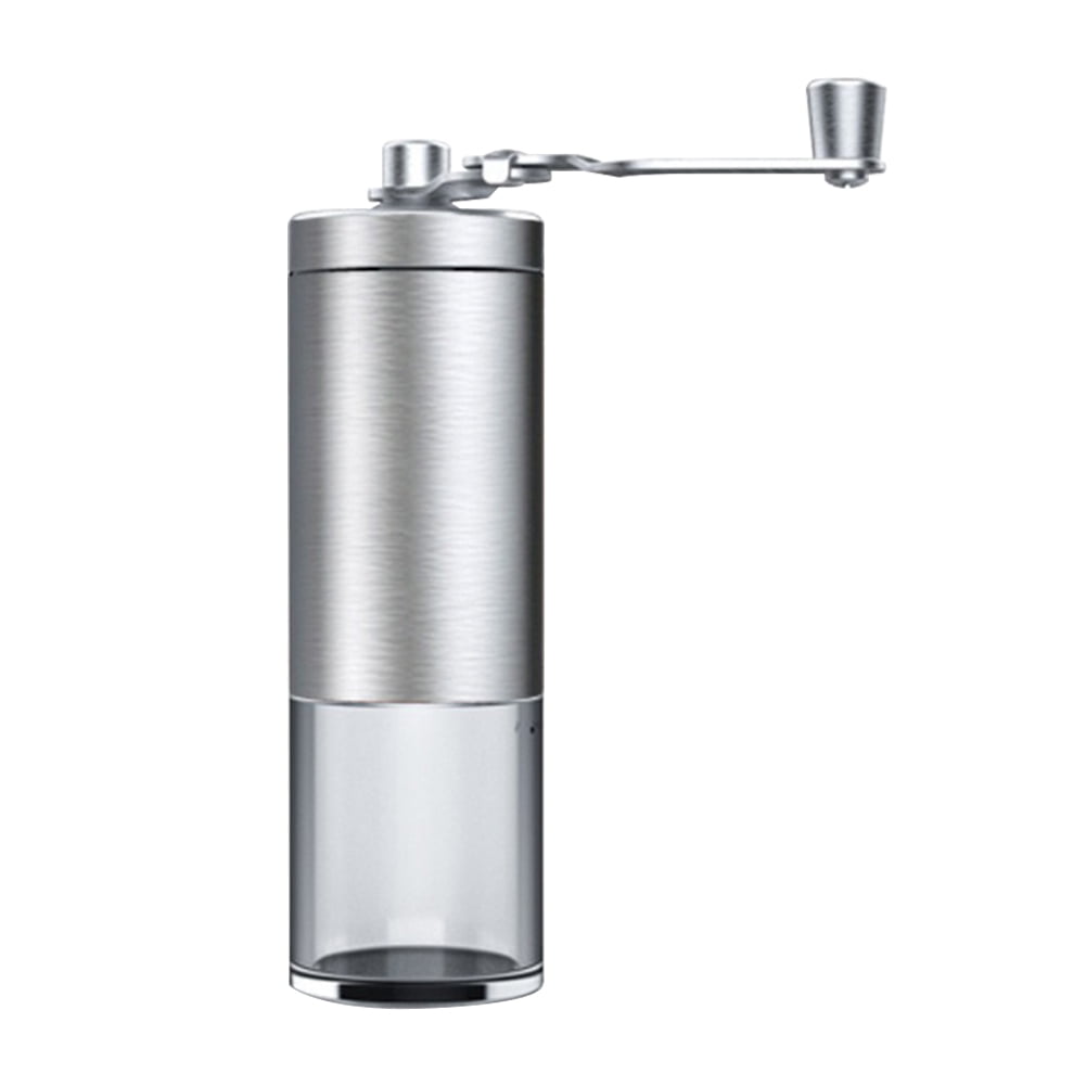Hand Coffee Mill Stainless Steel Hand Coffee Grinder Ceramic Burr with Hand Crank Detachable for Home/Office/Camping/Traveling