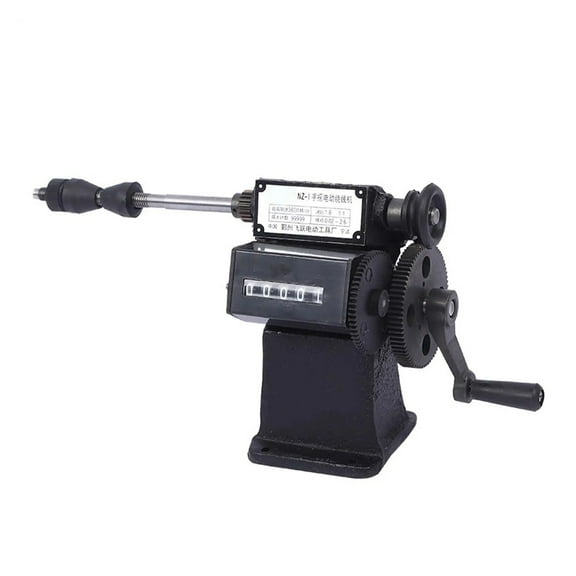 Hand Coil Winding Manually Winding Machine, Manual Coil Winder Machine, Counter Range 0-9999 For Home Projects Motor Coils Sewing