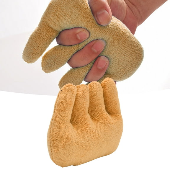 Hand Contracture Cushion Palm Grips Finger Rehabilitation Training Device Finger Separator, Comfortable Protection Finger Separation for Finger Rehabilitation Training Elderly Care[Brown]