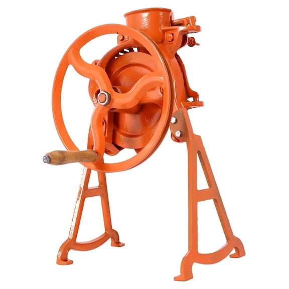 Hand Corn Sheller Heavy Duty Manual Corn Thresher with Wooden Handle Cast Iron Shelling Machine for Farm Home Use Adjustable Walnut Huller 88-132LBS/Hour