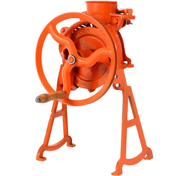 Hand Corn Sheller Heavy Duty with Wooden Handle Cast Iron Manual Thresher