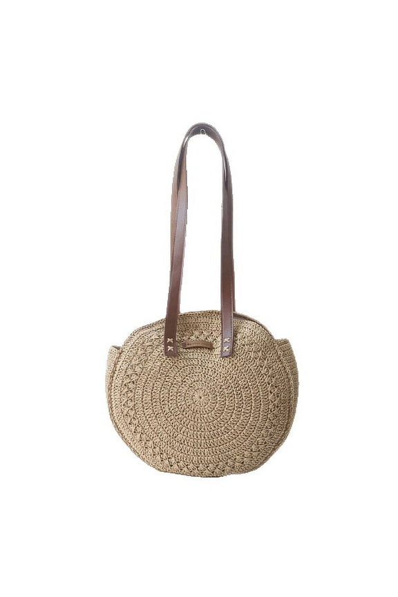 Hand Crafted Casual Shoulder Purse for Her in Organic Natural Paper Yarn