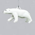 thumbnail image 1 of Hand Crafted Glass Christmas Tree Ornament or Figurine, Polar Bear, 1 of 2