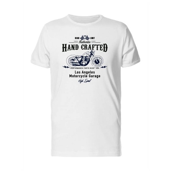 Hand Crafted Los Angeles T-Shirt Men -Image by Shutterstock, Male Large