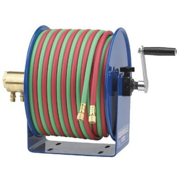 Hand Crank 1-4Inx100Ft Twin-Line -Less Hose