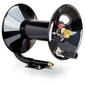 Hand Crank Air Compressor Hose Reel without Hose