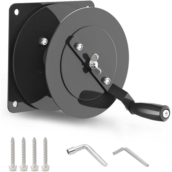 Hand Crank Anchor Winches Kit, Manual Anchor Winch-Anchor Lift System for Kayak, Jon Boat, Bass Boat, Compatible with Up to 0.45" Rope