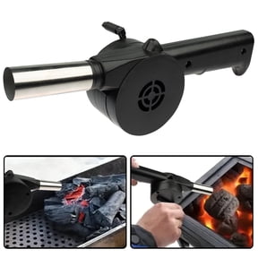 Hand Crank Bbq Air Blower,Portable Manual Charcoal Fan,Pocket Bellows,Lightweight Outdoor Camping Fire Starter Blower for Grill,Picnic,Fire Pit,Campfire