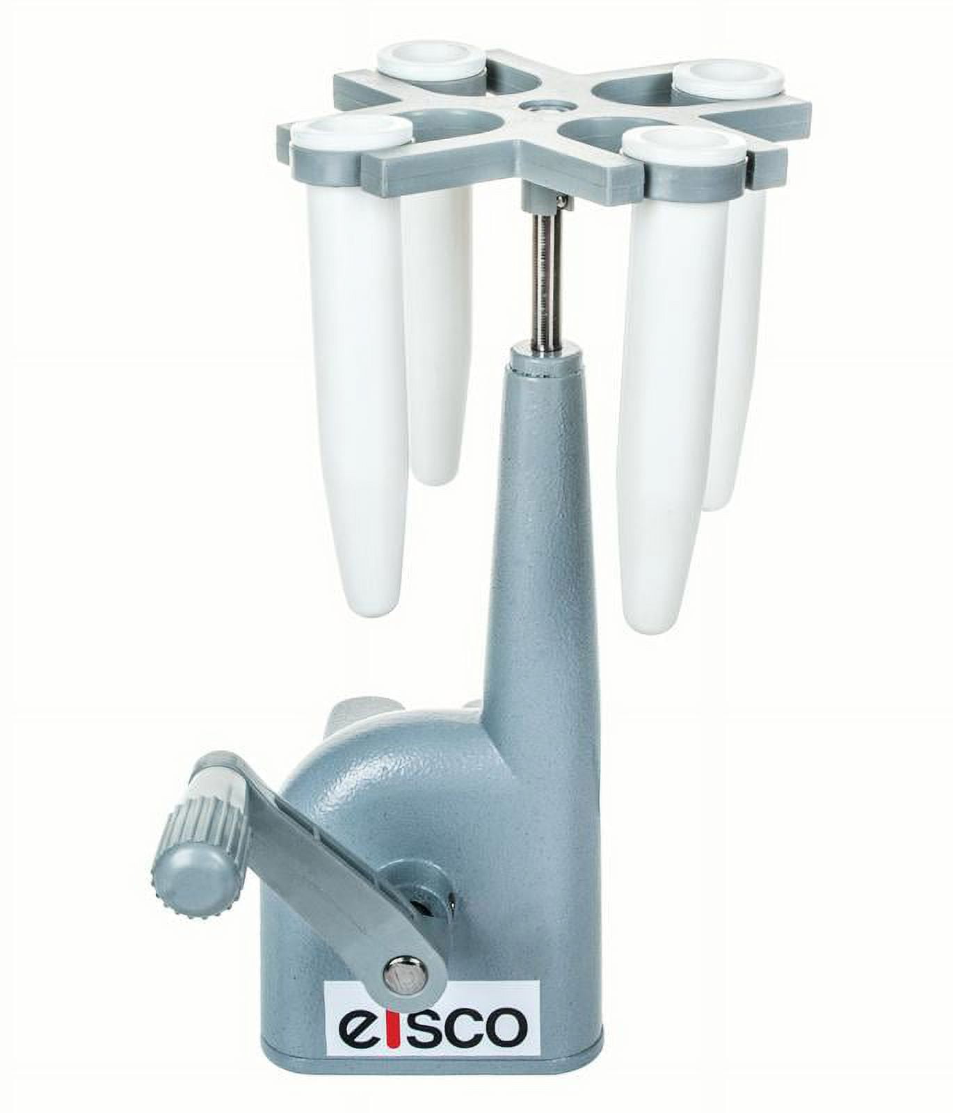 Hand Crank Centrifuge, Holds 4 Tubes, Includes 4 Polythene Tubes - Eisco Labs