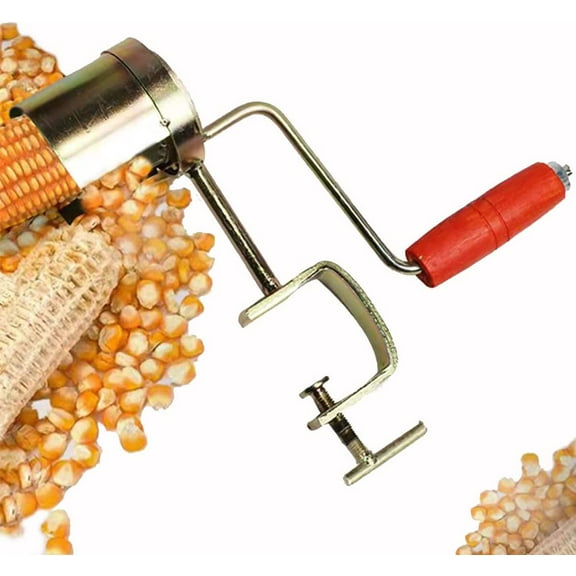 Hand Crank Corn Sheller, Manual Maize Thresher for Home Farm