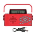 Hand Crank Emergency Solar Radio FM/AM/WX/WB/NOAA Weather Radio with