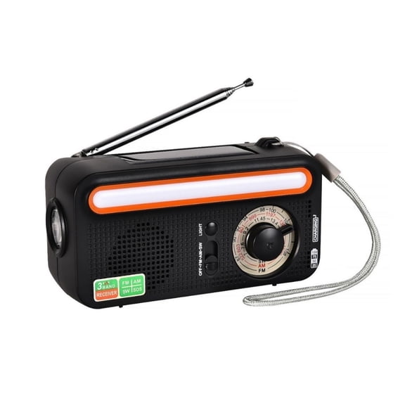 Hand Crank Emerncy Solar Hand Crank Outdoor Camping SOS Alarm Radio FM AM SW Multi-Band Hand Crank Emerncy Radio ,Portable