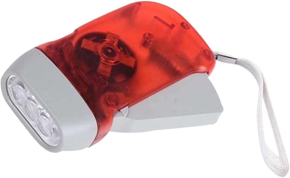 Hand Crank Flashlight Portable Wind Up Flashlights with Wrist Rope ...