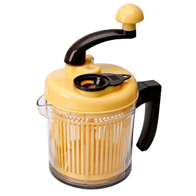 Hand Crank Food Processor Manual Food Chopper Egg Blender Vegetable