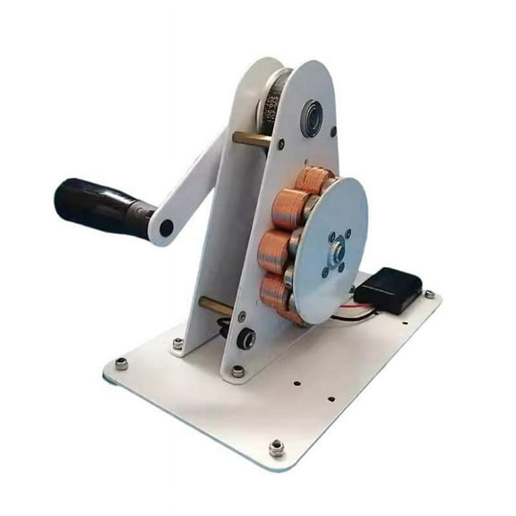 Hand Crank Generator USB Emergency Charging 12V Permanent Magnet Small Power Generator for Outdoor Camping