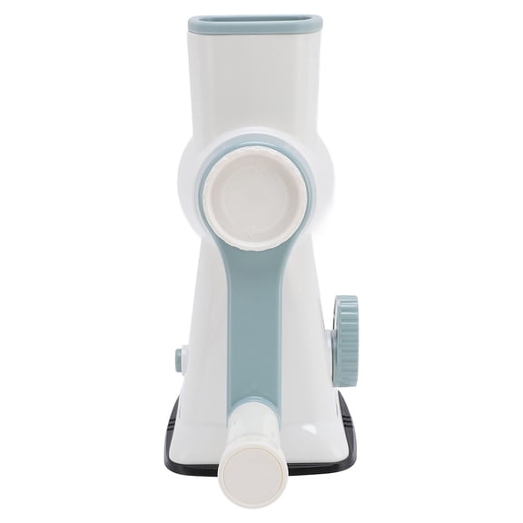 Hand Crank Ice Shaver with Stainless Steel Blades, Portable Manual Snow Cone Maker for Home Kitchen Use