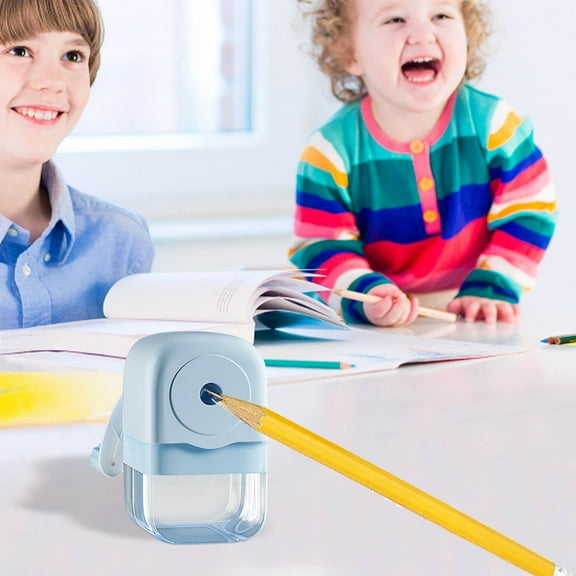 Hand Crank Pencil Sharpener Manual Student Pencil Sharpener Portable Office Home Use Durable Pencil Pointer with Easy Turn Handle for Smooth Sharpening Results