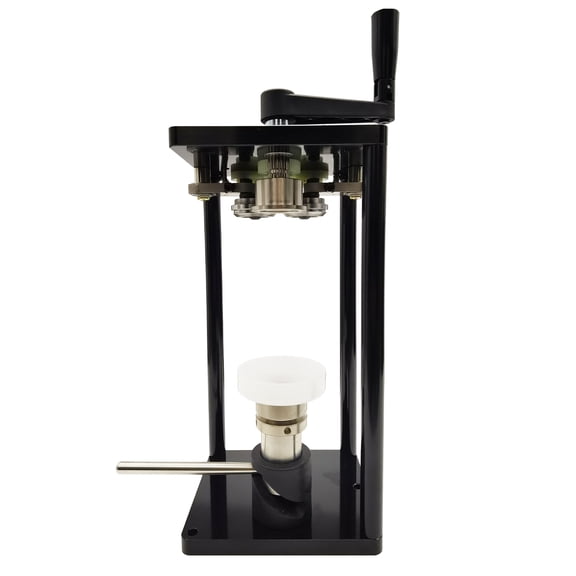 Hand-Crank Pop-Can Sealing Machine Portable Plastic Cans Sealer Small Rotary Capping Machine 2.16" Sealing Dia