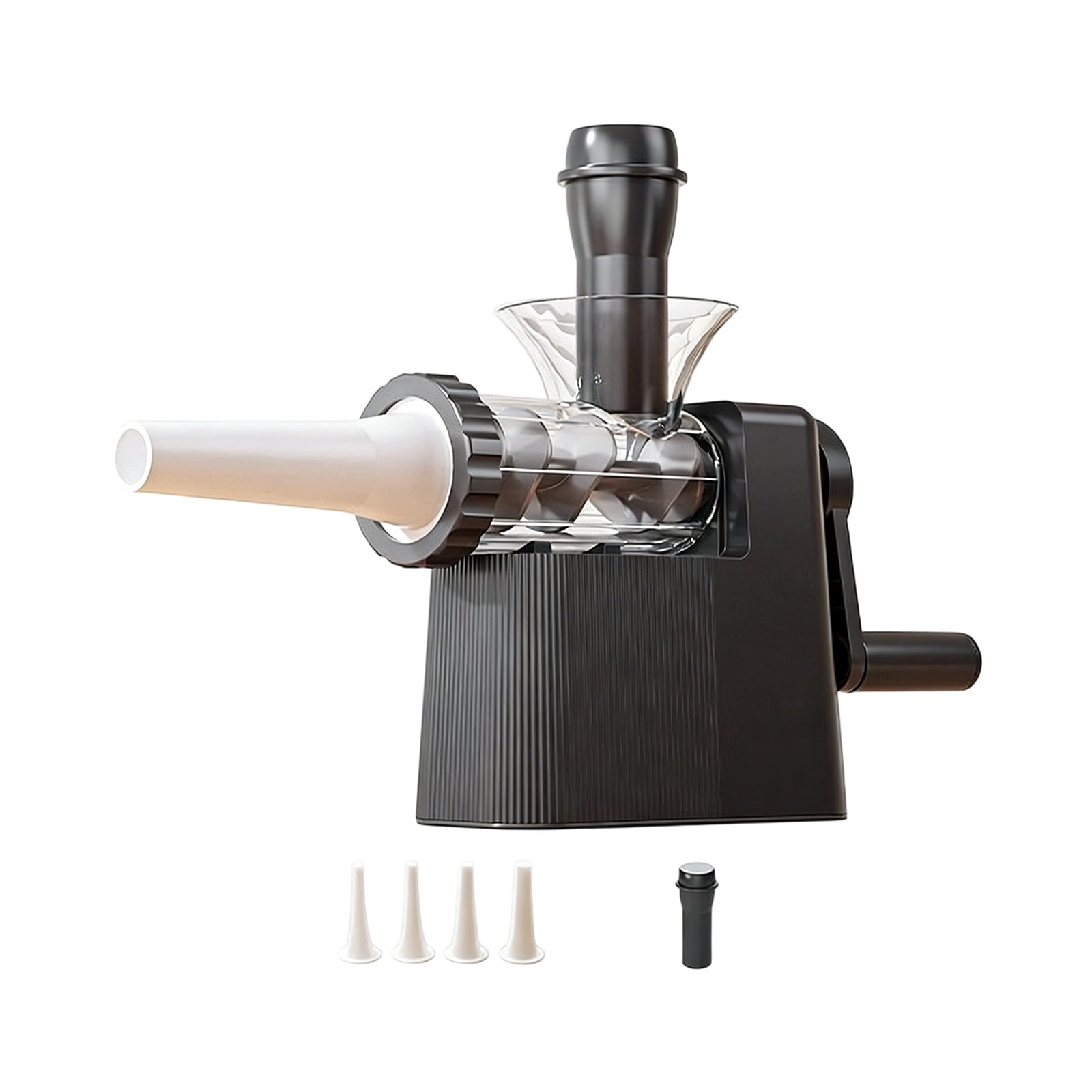 Check Stuffer Size Hand Crank Sausage Stuffer with Multiple Size Nozzles for Easy Homemade ...