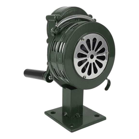 Hand Crank Siren, Aluminum Alloy, 110 Db, Alarm