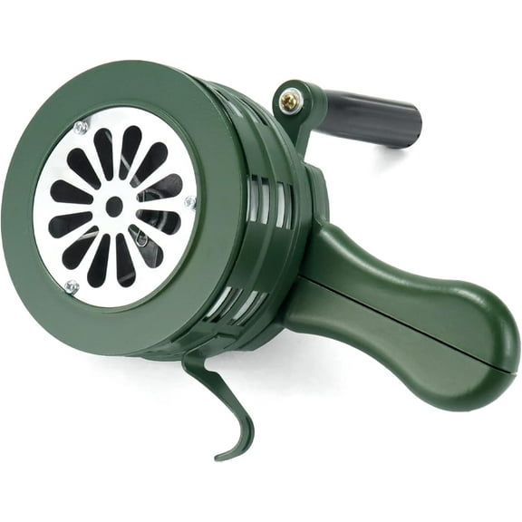 Hand Crank Siren Horn, Hand Loud Crank, Emergency Safety Manual Siren, Portable Hand Held Siren Horns Alarm, Loud Mechanical Alarm for Factory, School & Outdoor Use