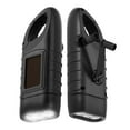 thumbnail image 1 of Hand Crank Solar Powered LED Flashlight, Quick Snap Carbiner Dynamo Flashlight Torch for Outdoor Sports, 1 of 1
