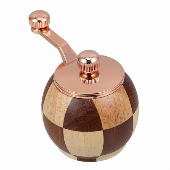 Hand Crank Wooden Pepper Grinder. Manual Salt and Pepper Grinder, Modern Wooden Spice Shaker for Home Cooking