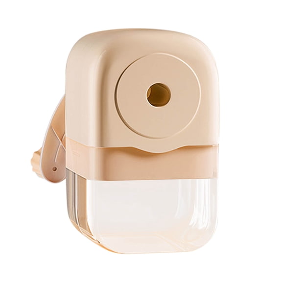 Hand-Cranked Pencil Sharpener, Mini Manual Sharpener with Transparent Container, Ergonomic Stationery Desk Tool for Daily & Office Supplies