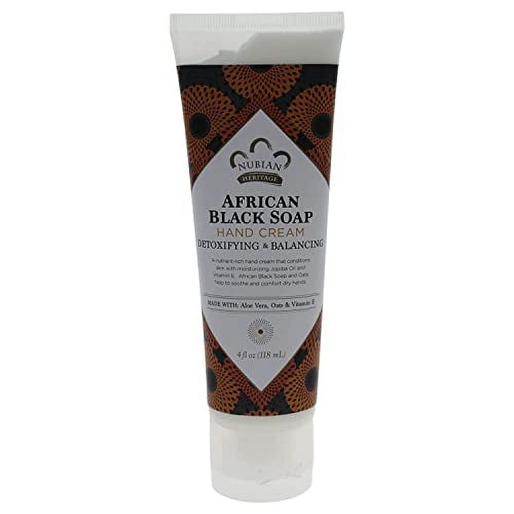 Hand Cream, Black Soap, 4 Ounce