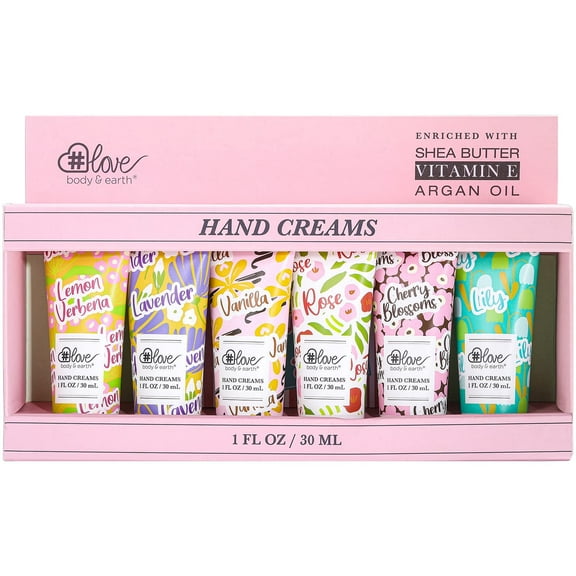 Valentine's Day Hand Cream Gift Set for Dry Crack Hands, Travel Moisturizing Hand Lotion for Women Gifts