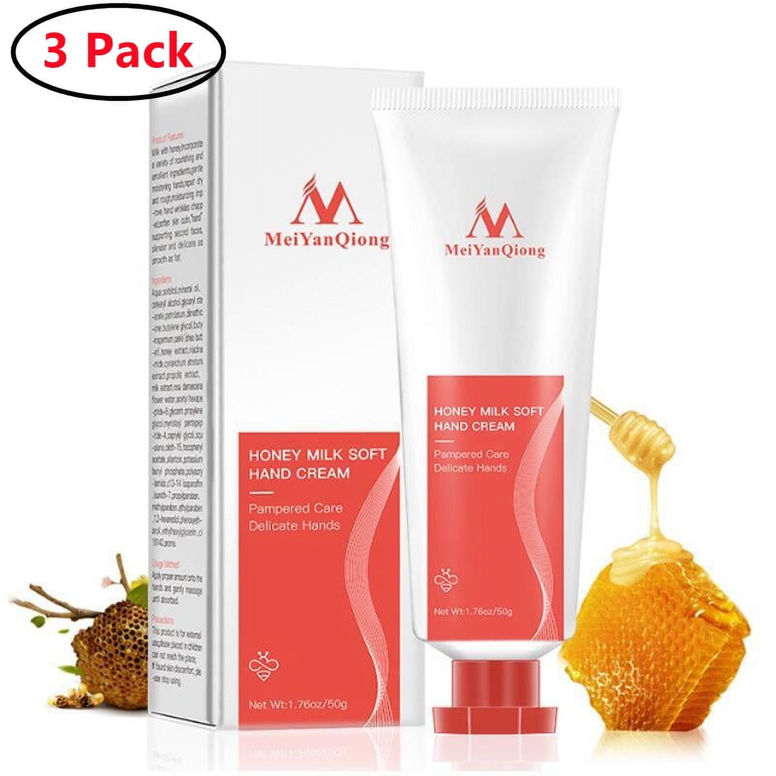 Hand Cream Honey & Milk Hand Foot Cream Moisturizing & Smooth Hand