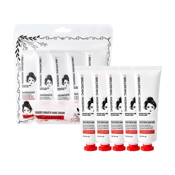Hand Cream Set 5 Tubes Nourishing For Delicate Hands 30G Each