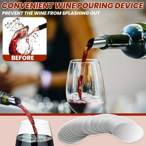 Hand Cream for Kitchen Use Anti-oxidation Rotating Wine Pourer, Special Drainer for Red Wine and Fruit Wine (pack Of 50)