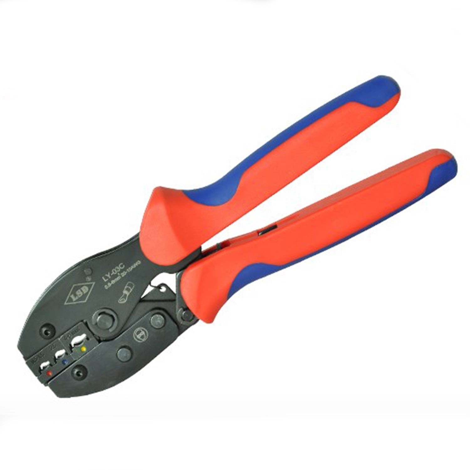 Hand Crimping Tools for Crimping Surge Connectors 0.5-6mm², 22-10AWG Electrical Ratchet Pliers Crimper ,Durability That Lasts