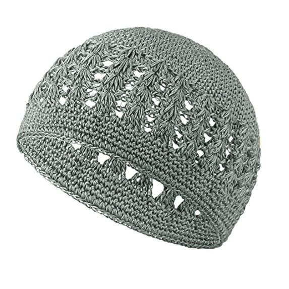 Hand Crocheted Bucket Hat Breathable Openwork Knit Summer Sun Beach Cap for Women Men