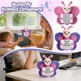 thumbnail image 1 of Hand Crocheted Butterfly Plush - Emotional Support Gift for Women, Friends, Colleagues, Birthday Present, Stress Relief Comfort Toy (1 Piece), 1 of 6