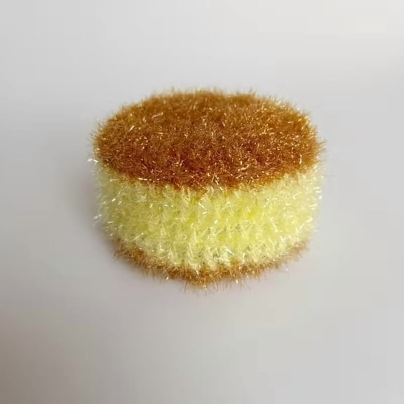 Hand-Crocheted Japanese Drum Bread Dish Towel - Multifunctional Kitchen Scouring Pad & Decorative Cake Souvenir