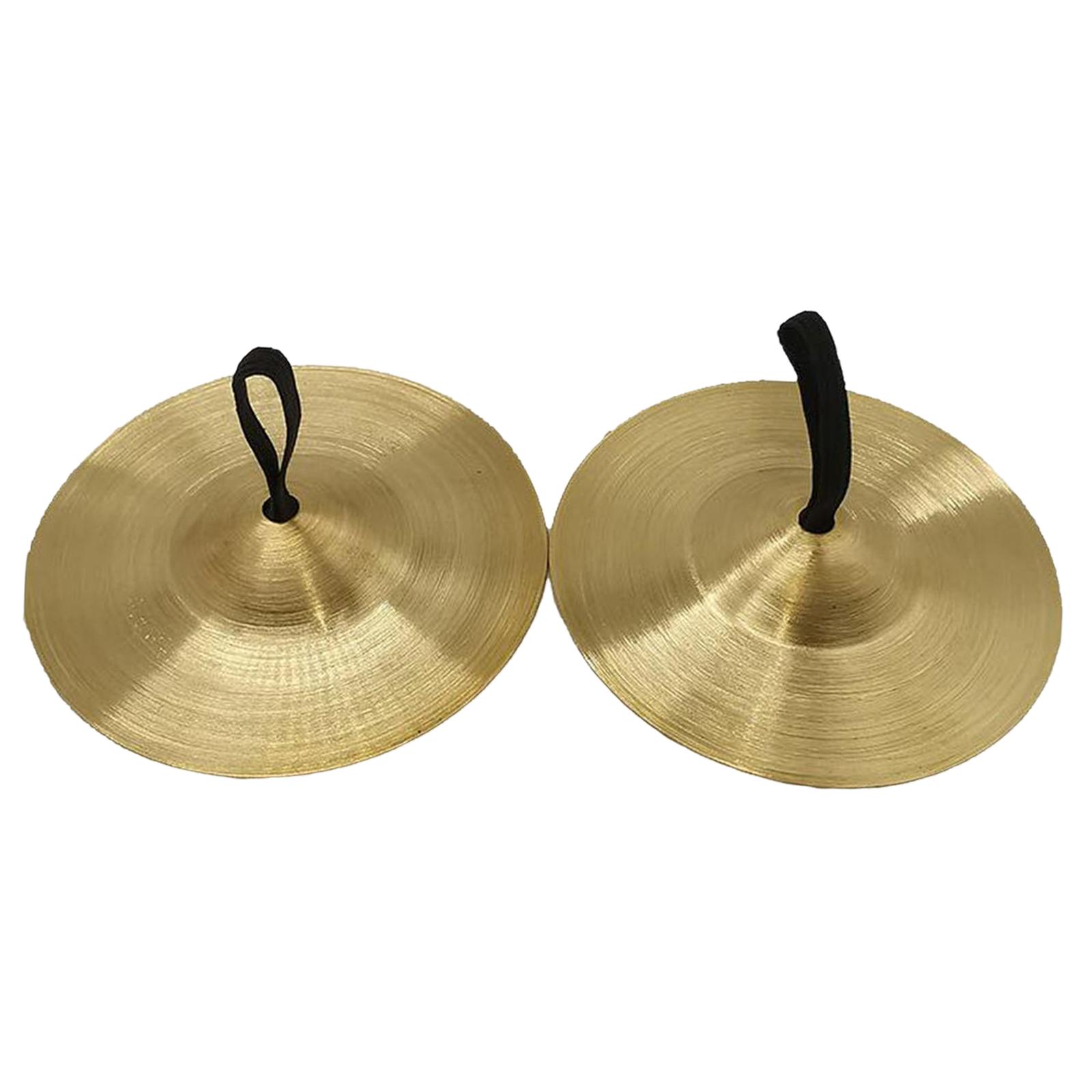 Hand Cymbals Kids Handheld Cymbals Musical Instrument copper Crash Cymbal for Kids ,Finger Cymbals for Activity, Events, Chorus, Presentations 9cm - image 1 of 8