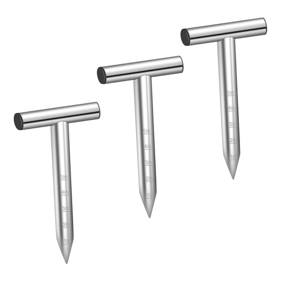 Hand Dibber Bulb,Seed Dibber Planter Tool Seed Planter Tool, Hand Held Bulb Planter for Tulip Daffodil Crocus Garden Tool,Hole Digger for Plant Labels Self Watering Stakes,3Pack