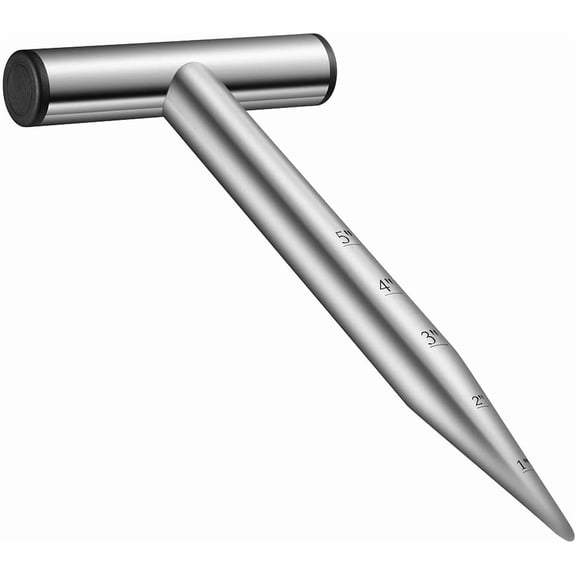 Hand Dibber, Seed Dibber, Bulb Planter Tool, Seed Planter Tool, Hole Digger for Plant Labels, for Self Watering Stakes, Hand Held Bulb Planter for Tulip Daffodil Crocus Garden Tool