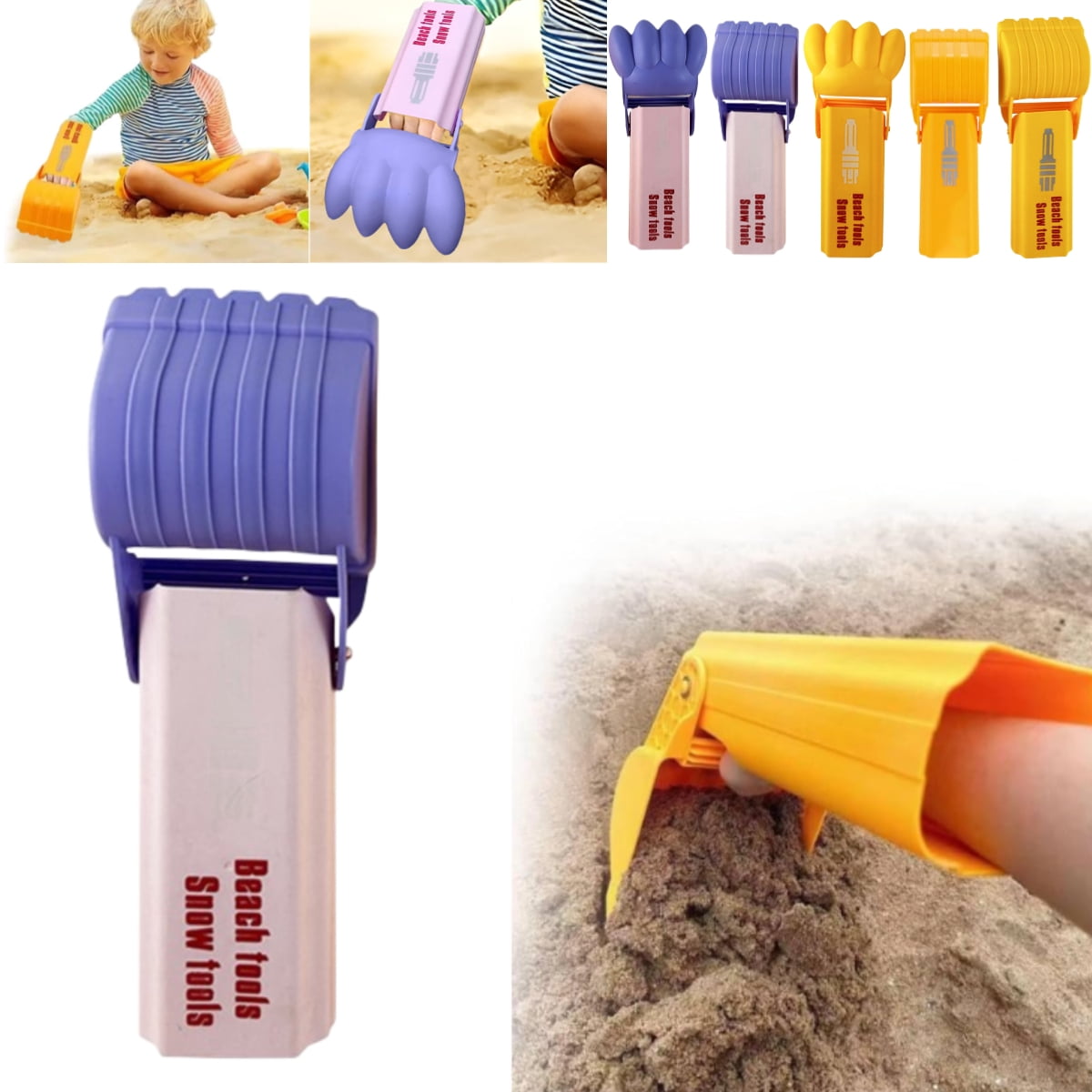 Hand Digger Toy for Kids, Excavator Arm Toy, Beach Digger Excavator ...