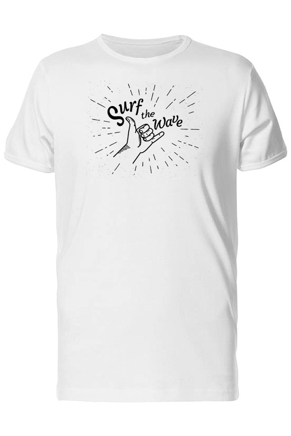 Hand Doing Surfer Sign Tee Men's -Image by Shutterstock