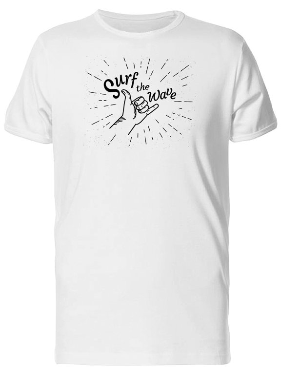 Hand Doing Surfer Sign Tee Men's -Image by Shutterstock