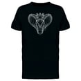 thumbnail image 1 of Hand Draw Cobra Portrait T-Shirt Men -Image by Shutterstock, Male 3X-Large, 1 of 2